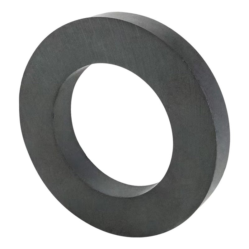 AOAUTO Large Ceramic Ring Magnet,Industrial Grade 8 Ferrite Ring Magnets with Hole for Science Experiment-OD100mmxID60mmx15mm - Image 1